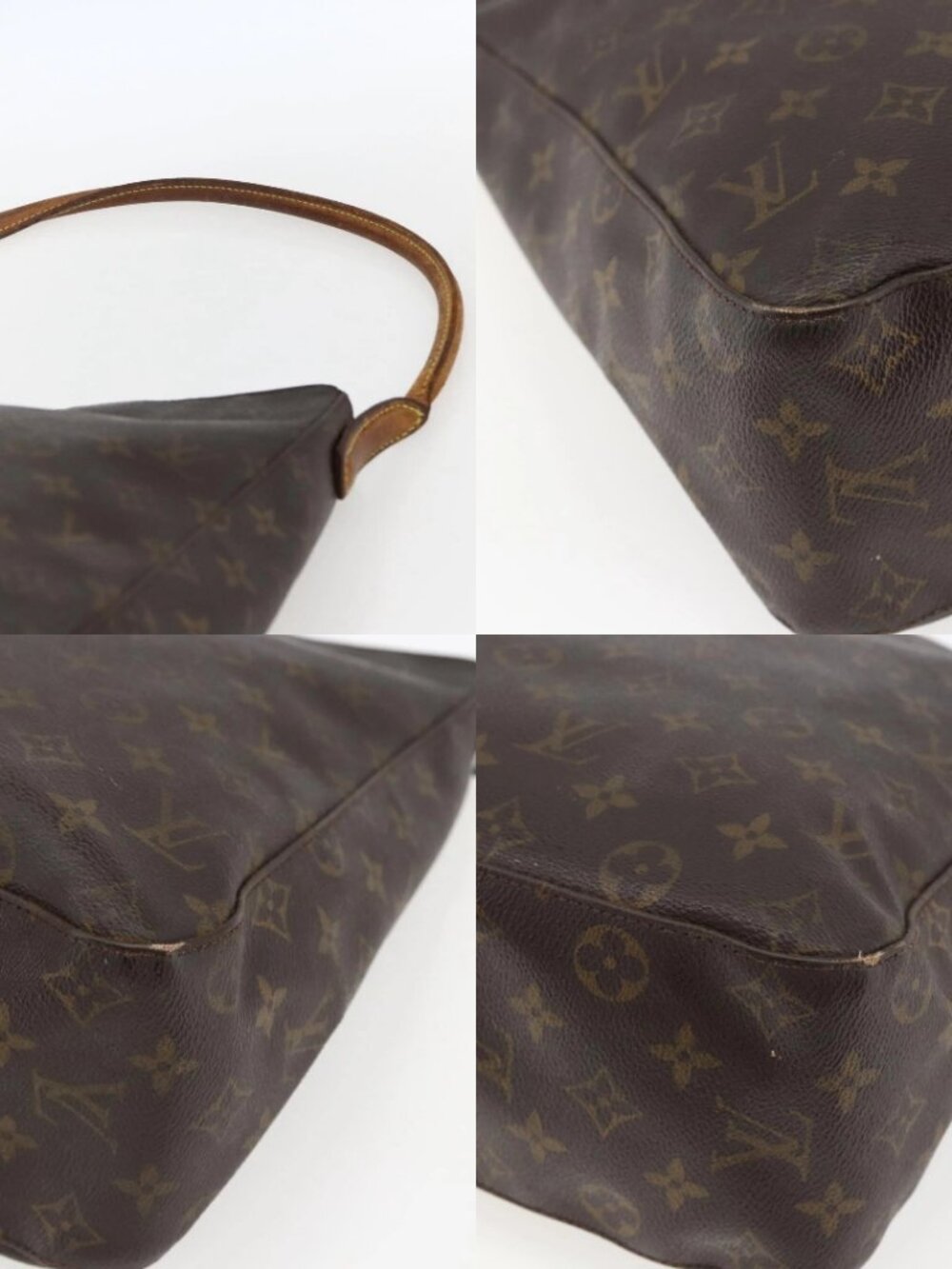 LOUIS VUITTON Monogram Looping GM Shoulder Bag M51145 LV Auth 170226 - Picture 14 of 15